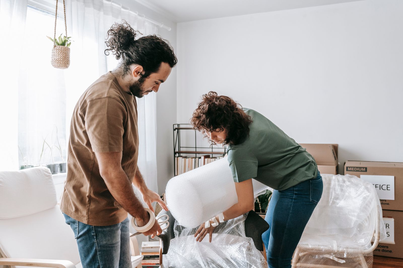 BlueLine crew providing senior moving