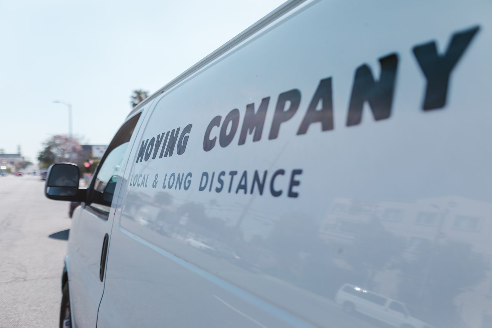 Cargo van from the BlueLine fleet